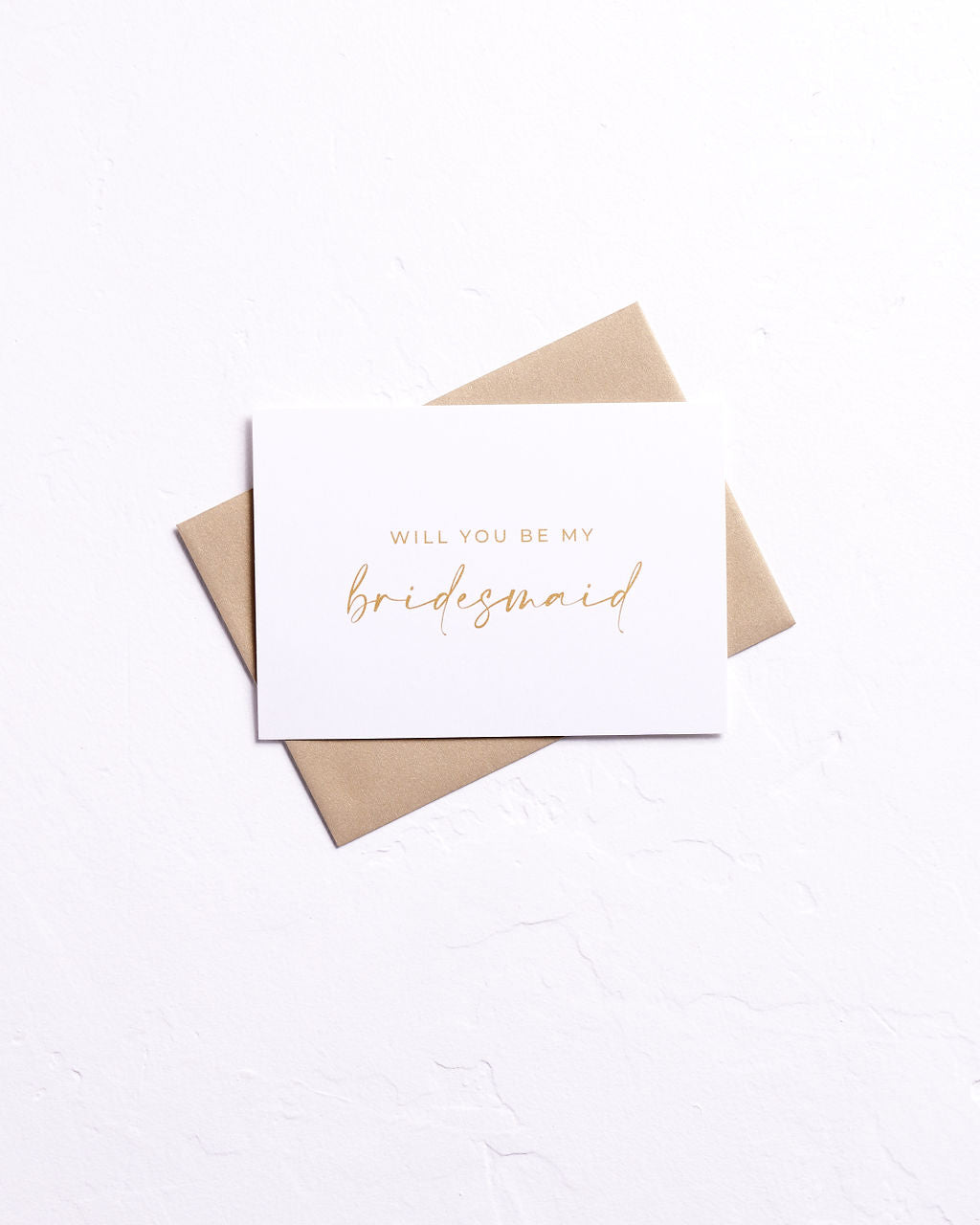 Will You Be My Bridesmaid Proposal Card