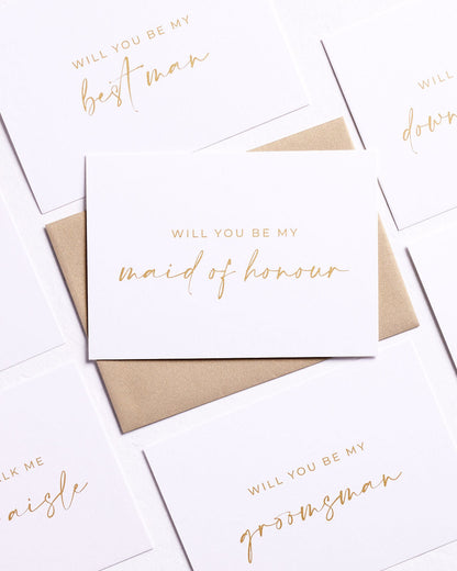 Will You Be My Flower Girl Proposal Card