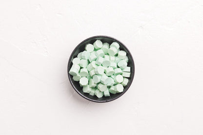 Mint Green Wax Beads