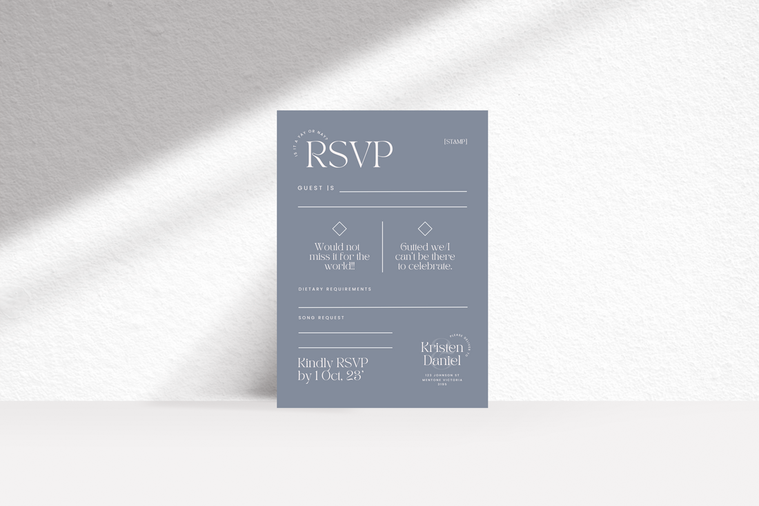 Soulful RSVP Card