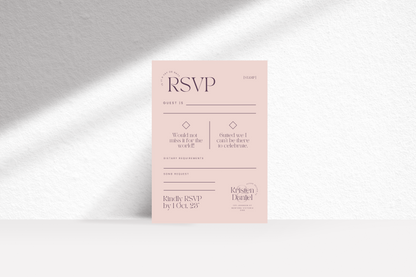 Soulful RSVP Card (Template)