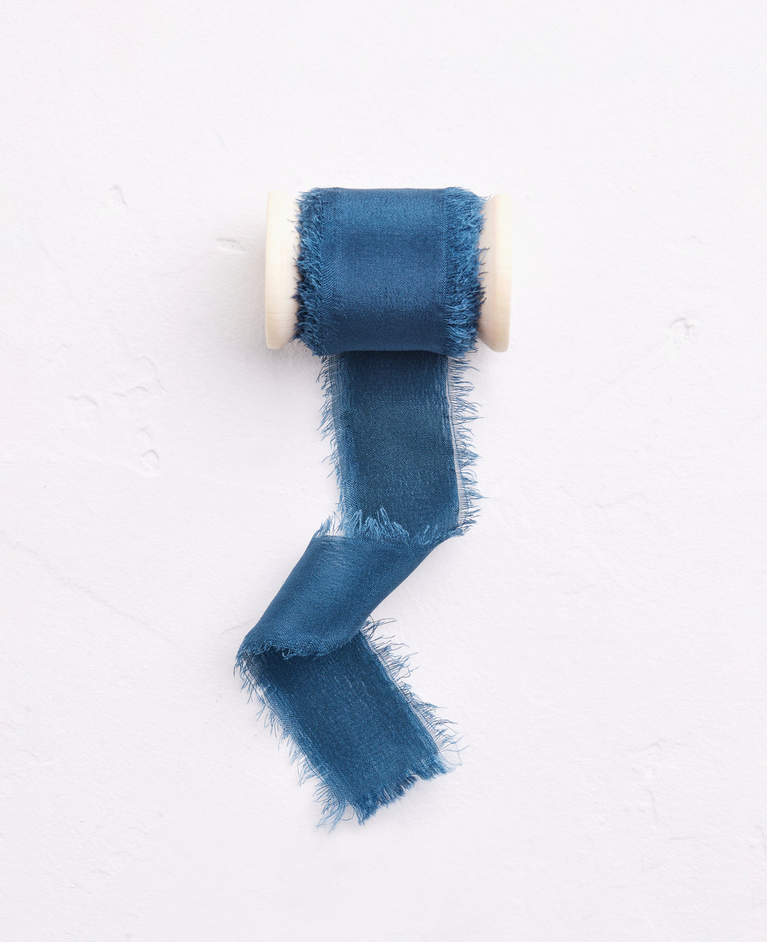 Navy Blue Silk Crepe Ribbon